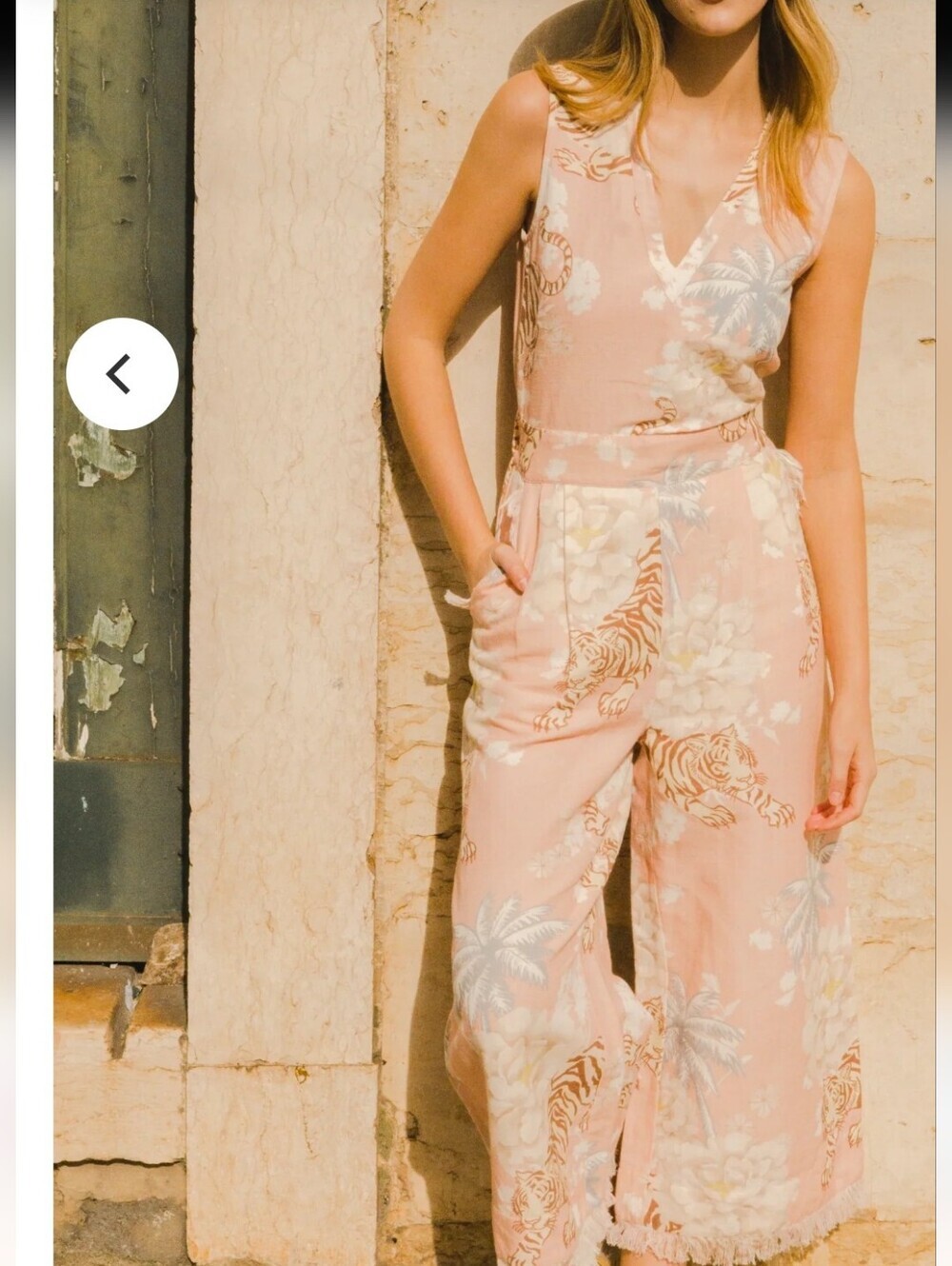 Las Surenas Romantic Tiger Jumpsuit